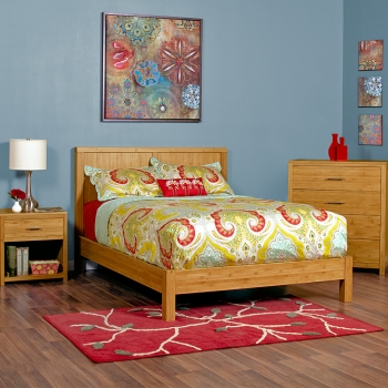 Niko Bamboo Queen Platform Bed