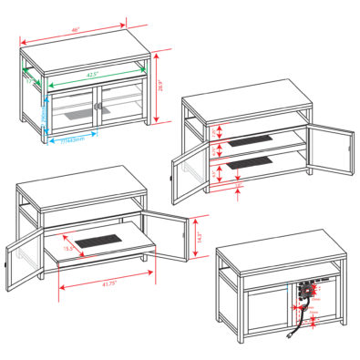 TV Console Small Maestro Spec