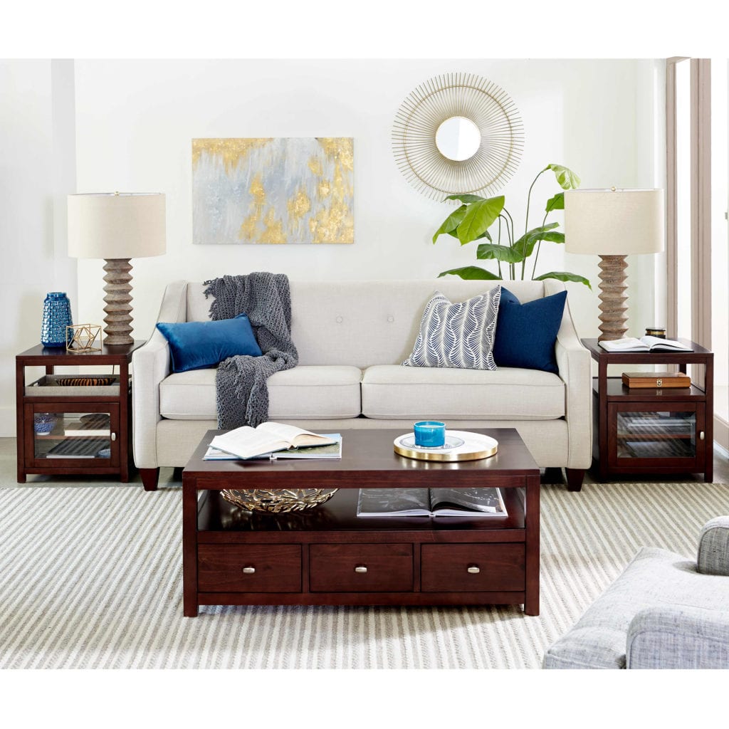 alexios 3 piece coffee table set