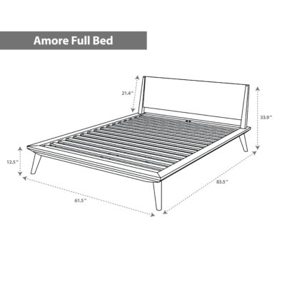 Full size bed measurements